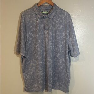 Hogan Blue Patterned Polo Shirt